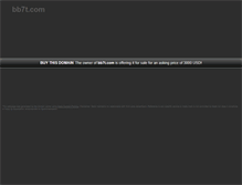 Tablet Screenshot of bb7t.com